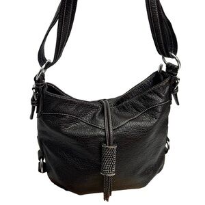 VALENDINO Brown Vegan Leather Shoulder Bag